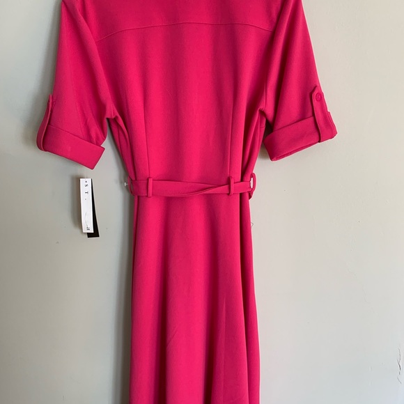 Pink Collared 40s Style Dress by Shelby & Palmer - Picture 4 of 5